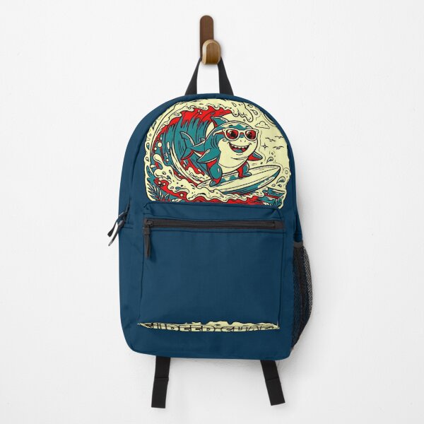 Item preview, Surfer Shark | Shark Surfing Kawaii Beach Design designed and sold by AstronautMerch.
