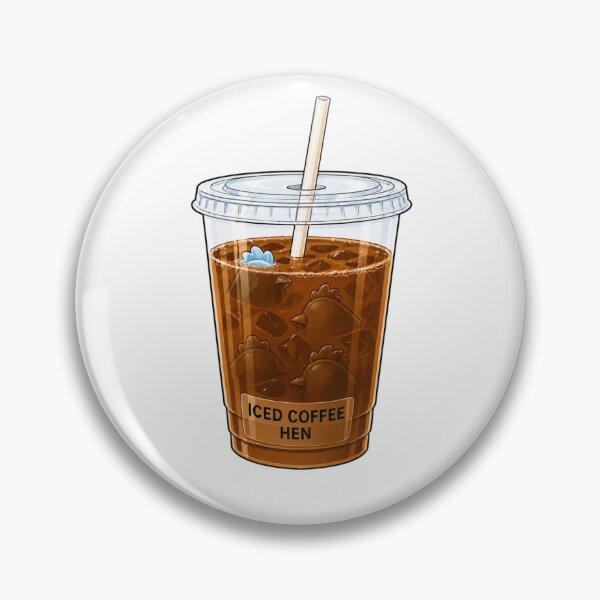 Item preview, Iced Coffee Hen - Cup With Chicken Ice Cubes designed and sold by GibasVisuals.