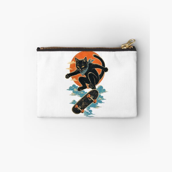 Item preview, Skateboarding Cat – Cool Skater Kitty Street Art designed and sold by AMICO77.