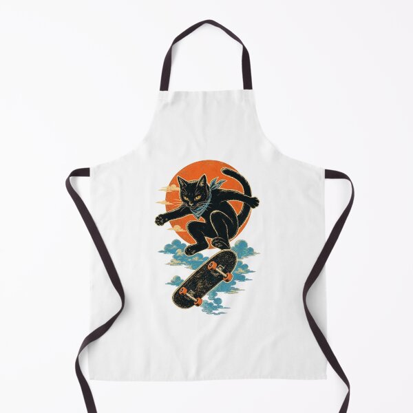 Item preview, Skateboarding Cat – Cool Skater Kitty Street Art designed and sold by AMICO77.