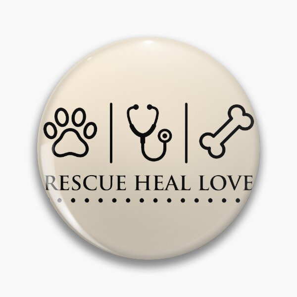 Item preview, Rescue Heal Love Veterinary Pet Care Gift Design designed and sold by Dantin.