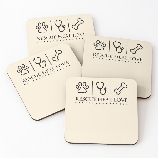 Item preview, Rescue Heal Love Veterinary Pet Care Gift Design designed and sold by Dantin.