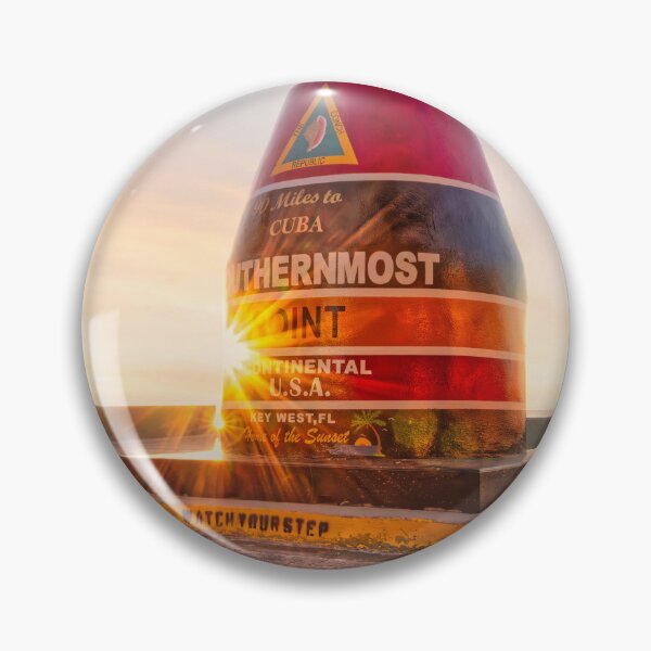 Item preview, Sunrise over the Southernmost Point Buoy - 90 Miles To Cuba designed and sold by Alex Preiss.