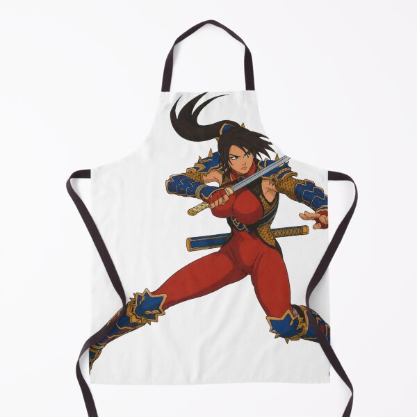 Item preview, Crimson Samurai Warrior | Fantasy Sword Maiden | Classic Western Animation Style designed and sold by Hollow Moon Studios..