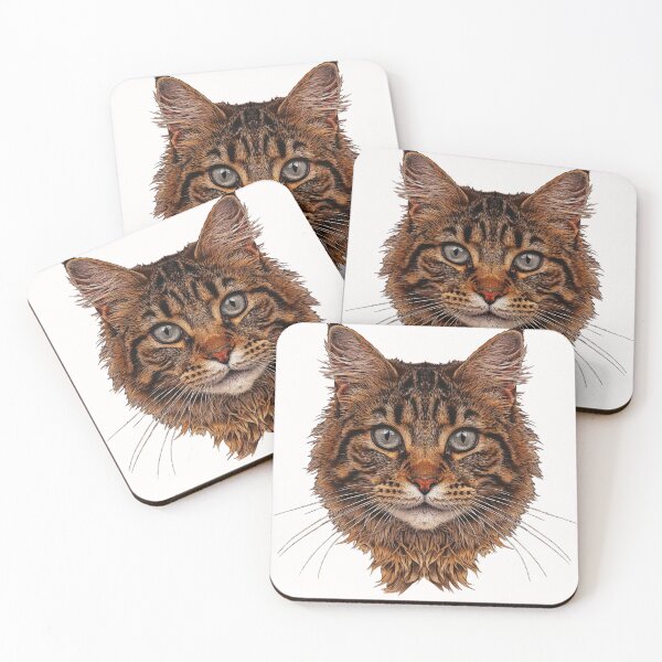 Item preview, Maine Coon cat, the most beautiful cat photos, popular cat designs designed and sold by Kirei-Lily.