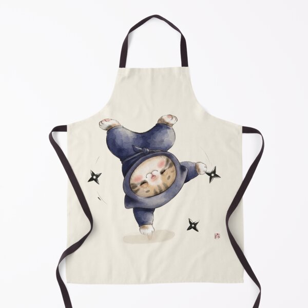 Item preview, Cozy Ninja Cat Handstand designed and sold by HumTumMe.