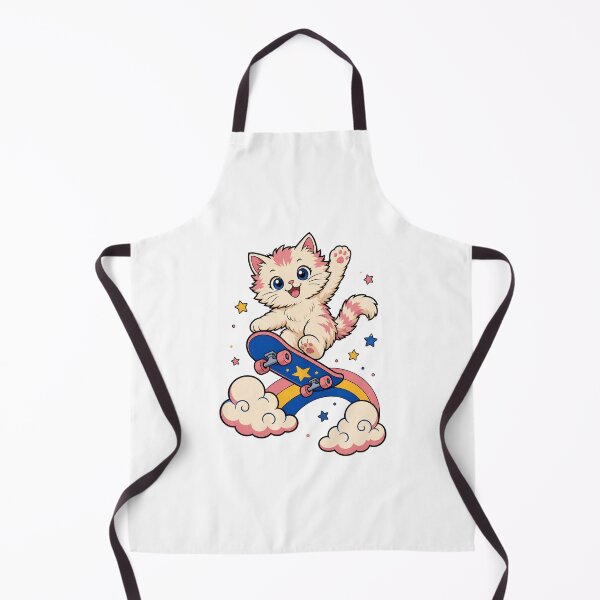 Item preview, Skateboarding Cat – Cool Skater Kitty Street Art designed and sold by AMICO77.