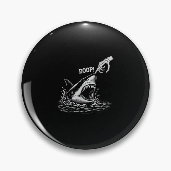 Item preview, Boop The Shark Skeleton Hand - Funny Great White Shark Ocean  designed and sold by Rahamkshop.