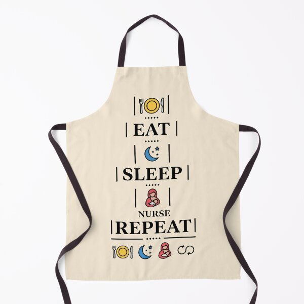 Item preview, Eat Sleep Nurse Repeat Funny Shift Graphic Gift Design designed and sold by Dantin.