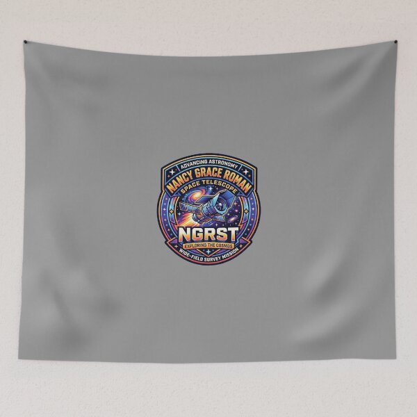 Item preview, Nancy Grace Roman Space Telescope NGRST Mission Patch Astronomy Badge designed and sold by KiwiRider.