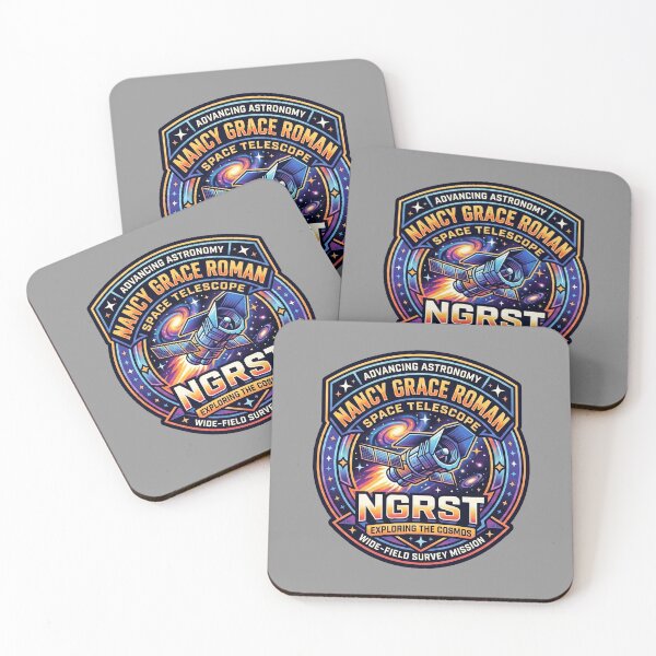 Item preview, Nancy Grace Roman Space Telescope NGRST Mission Patch Astronomy Badge designed and sold by KiwiRider.