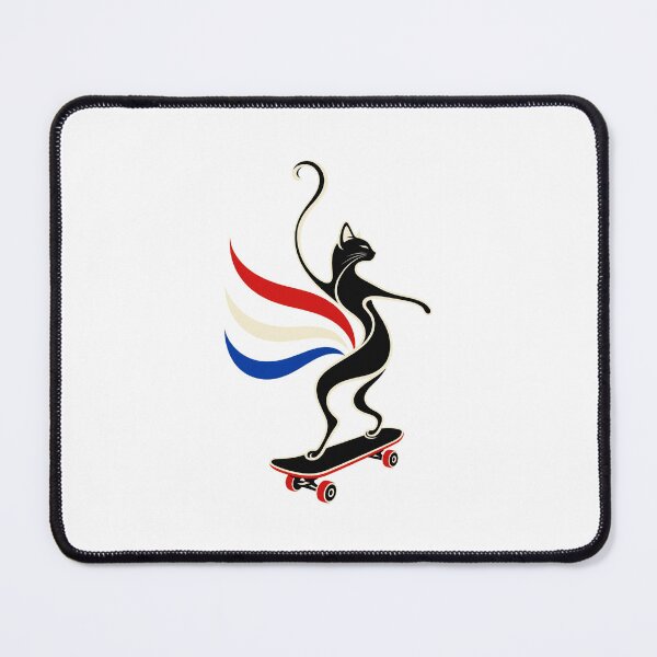 Item preview, Skateboarding Cat – Cool Skater Kitty Street Art designed and sold by AMICO77.