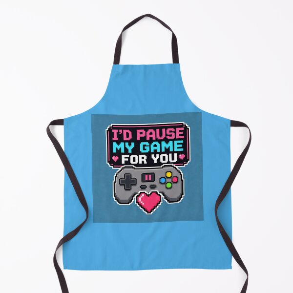 Item preview, I'd Pause My Game For You Pixel Art Gamer Love designed and sold by Aliplus+.