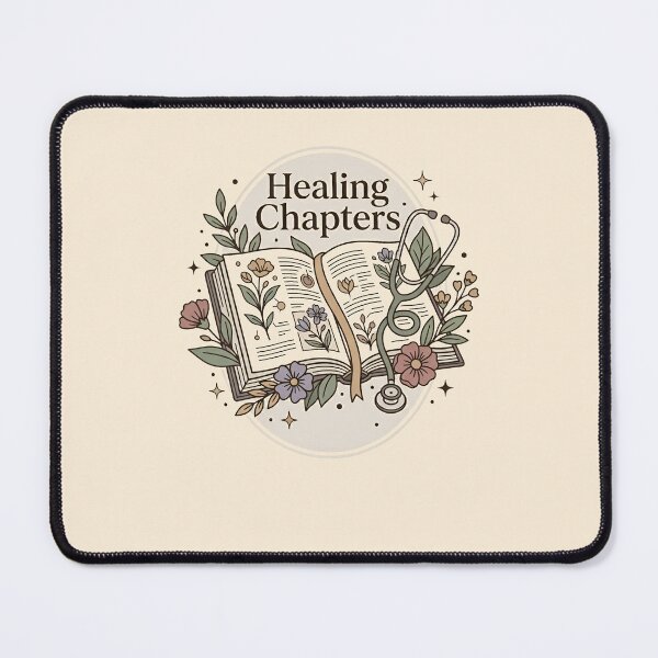 Item preview, Healing Chapters Aesthetic Medical Textbook Gift Design designed and sold by Dantin.