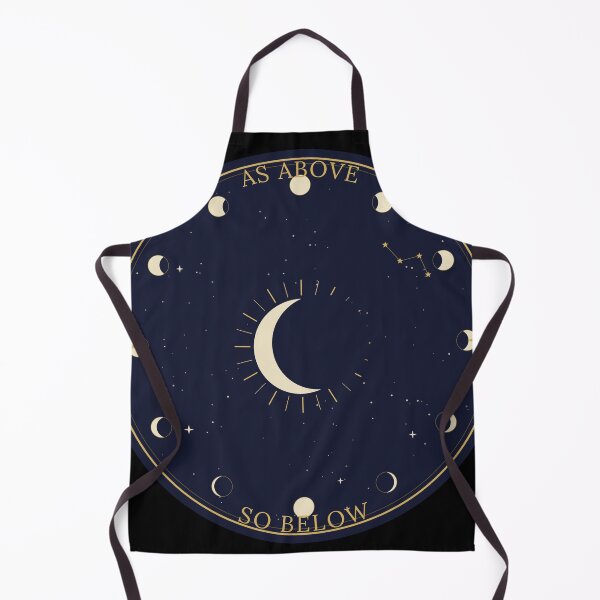 Item preview, As Above So Below — Celestial Moon Phases Dark Academia designed and sold by NEXTFORMSTUDIO.