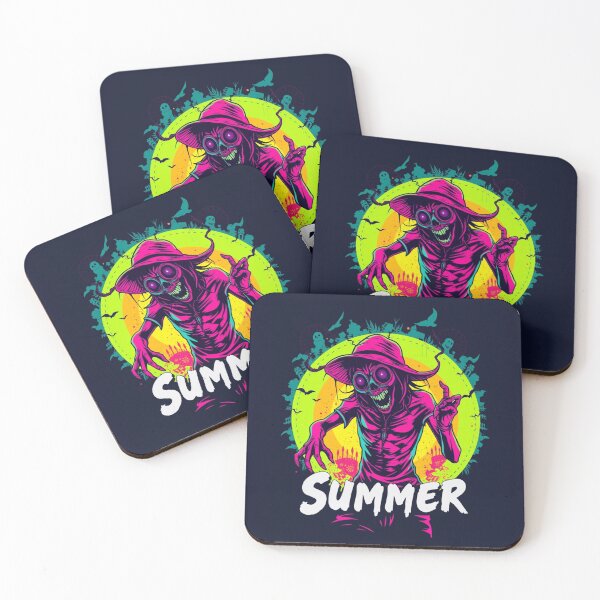 Item preview, Endless Summer Neon Scarecrow Graphic designed and sold by ERODED SELF.
