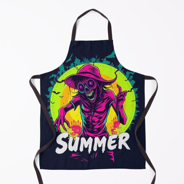 Item preview, Endless Summer Neon Scarecrow Graphic designed and sold by ERODED SELF.