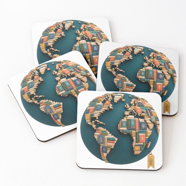 Item preview, World of Books | Literary Globe | Knowledge Around the World | Book Lover | Reading Art designed and sold by Digital Culture Studio.