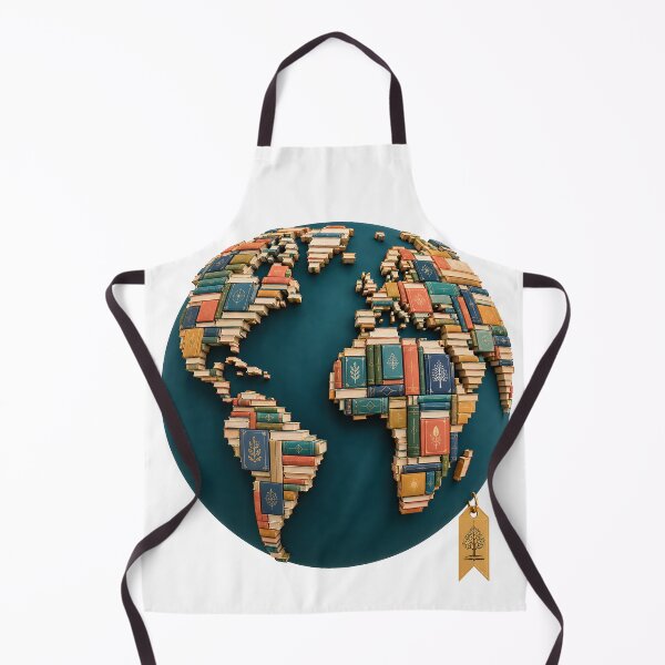 Item preview, World of Books | Literary Globe | Knowledge Around the World | Book Lover | Reading Art designed and sold by Digital Culture Studio.