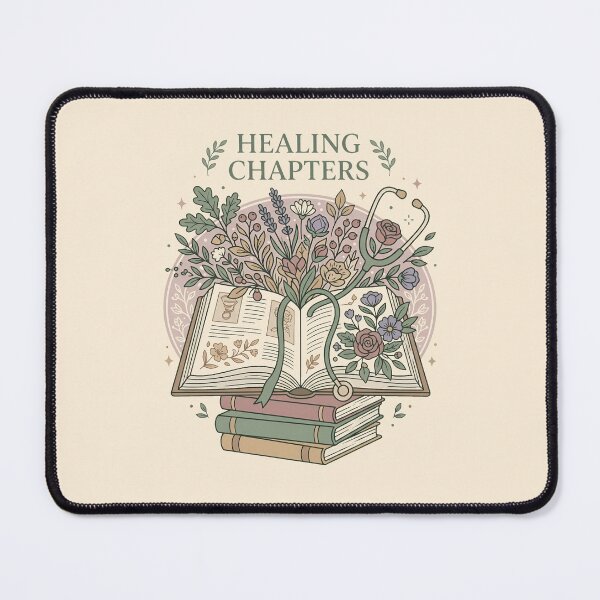 Item preview, Healing Chapters Sage Botanical Nursing Textbook Gift Design designed and sold by Dantin.