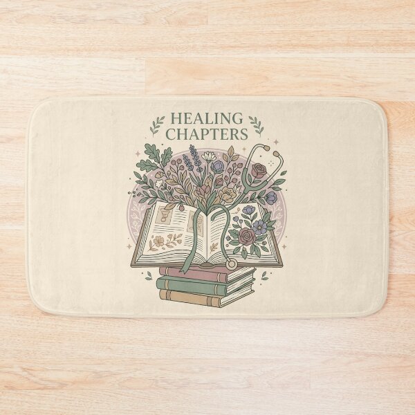 Item preview, Healing Chapters Sage Botanical Nursing Textbook Gift Design designed and sold by Dantin.