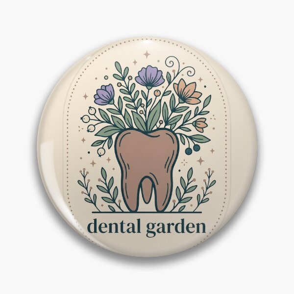 Item preview, Dental Garden Aesthetic Tooth Hygienist Gift Design designed and sold by Dantin.