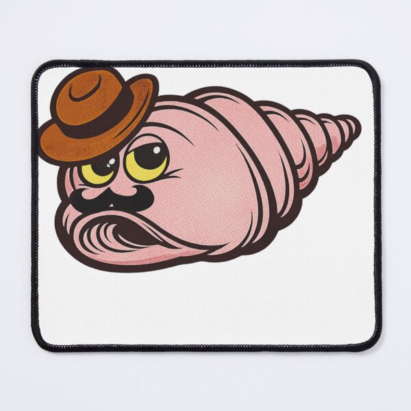 Item preview, Funny Gentleman Seashell Character designed and sold by ben.comictell.