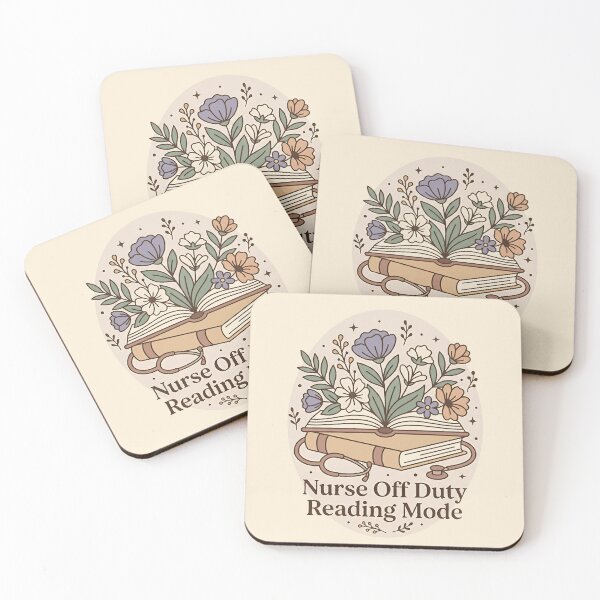 Item preview, Nurse Off Duty Reading Mode Bookish Gift Design designed and sold by Dantin.