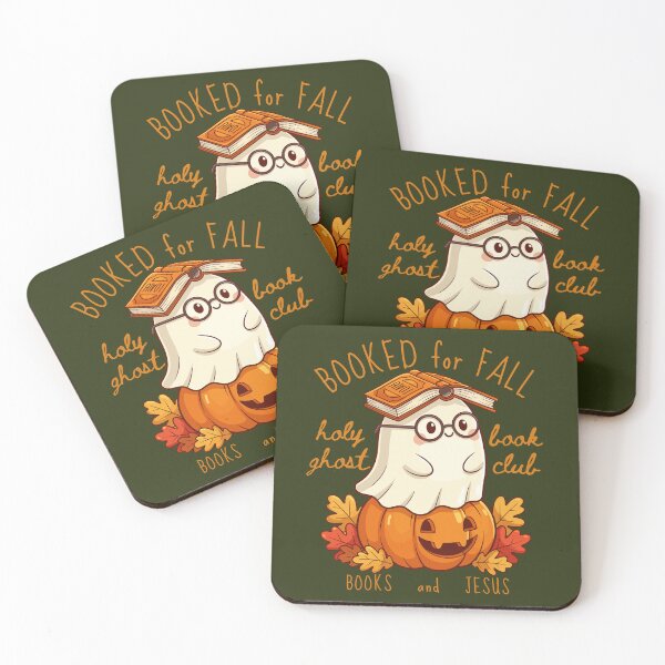 Item preview, Holy Ghost Book Club Nuts About Jesus and Books Love Fall Cute Ghost Reading Bookish designed and sold by Forevermore.