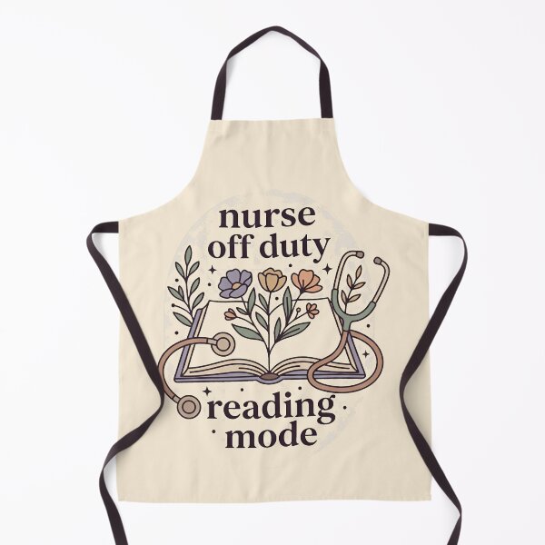 Item preview, Nurse Off Duty Reading Mode Cozy Graphic Apparel Gift Design designed and sold by Dantin.