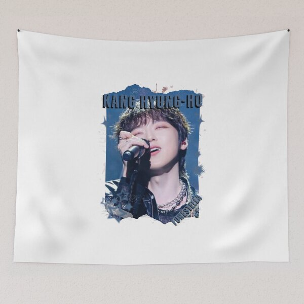 Item preview, Forestella Kang Hyung-ho Global Vocal KPOP Boy Group Black and White Collage Digital Art Portrait designed and sold by AJUNICE STUDIO.