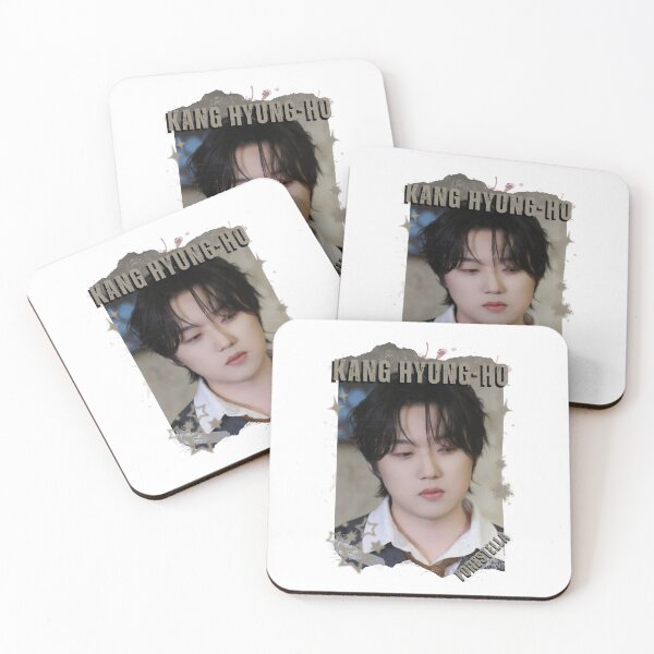 Item preview, Forestella Kang Hyung-ho Global Vocal KPOP Boy Group Black and White Collage Digital Art Portrait designed and sold by AJUNICE STUDIO.
