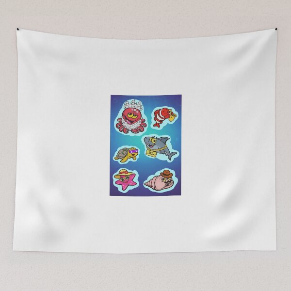 Item preview, Ocean Adventures Sticker Pack designed and sold by ben.comictell.