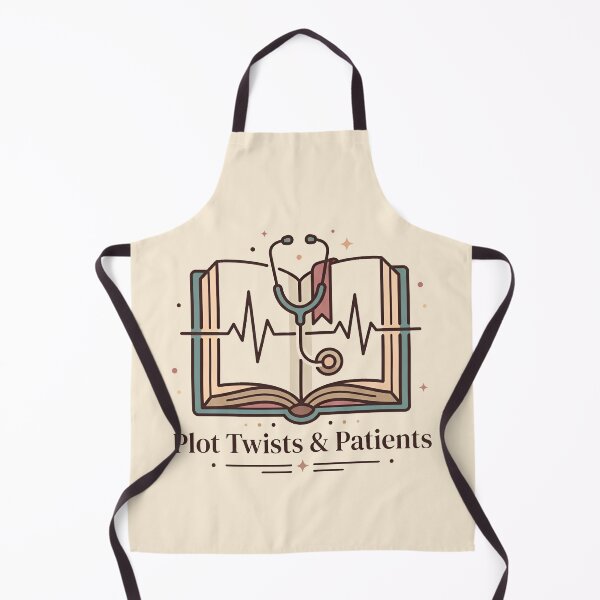 Item preview, Plot Twists and Patients Bookish Nurse Reader Gift Design designed and sold by Dantin.
