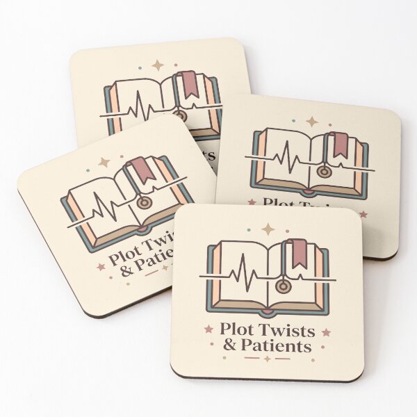 Item preview, Plot Twists and Patients Book Lover Nurse Gift Design designed and sold by Dantin.