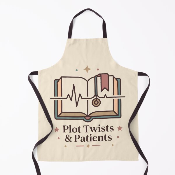 Item preview, Plot Twists and Patients Book Lover Nurse Gift Design designed and sold by Dantin.
