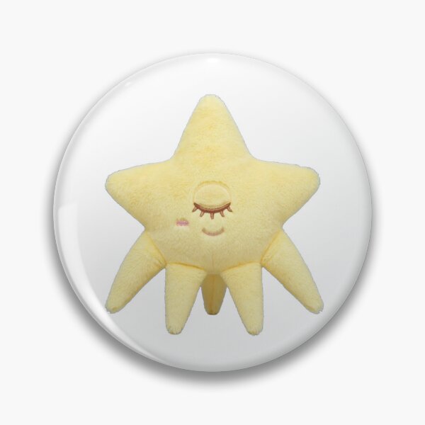 Item preview, Sleepy Star Cyclops - One Eyed Yellow Star Sticker designed and sold by plottlicht.