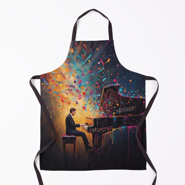 Item preview, Symphony of Color | Abstract Grand Piano Wall Art designed and sold by Atelier Nova.