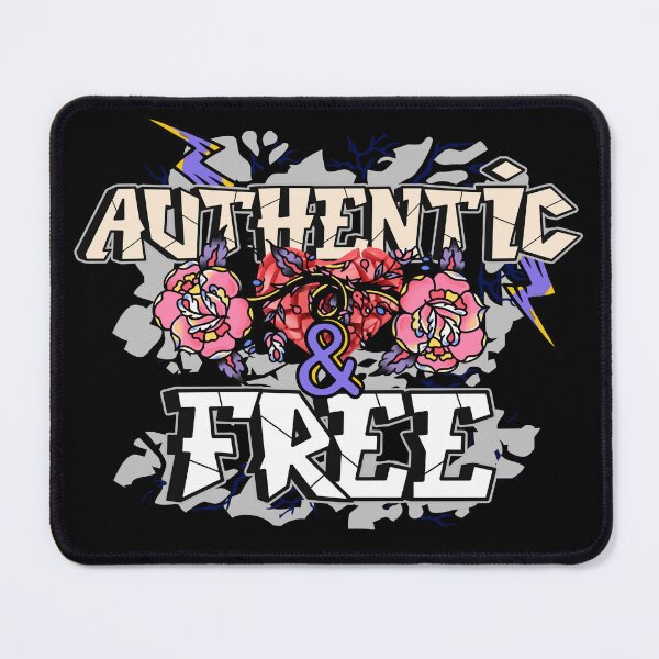 Item preview, Authentic & Free designed and sold by InasTees.
