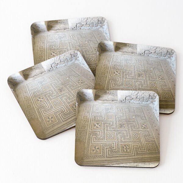 Item preview, Ancient Turkish Mosaic Floor Tile Pattern designed and sold by SafariByMarisa.
