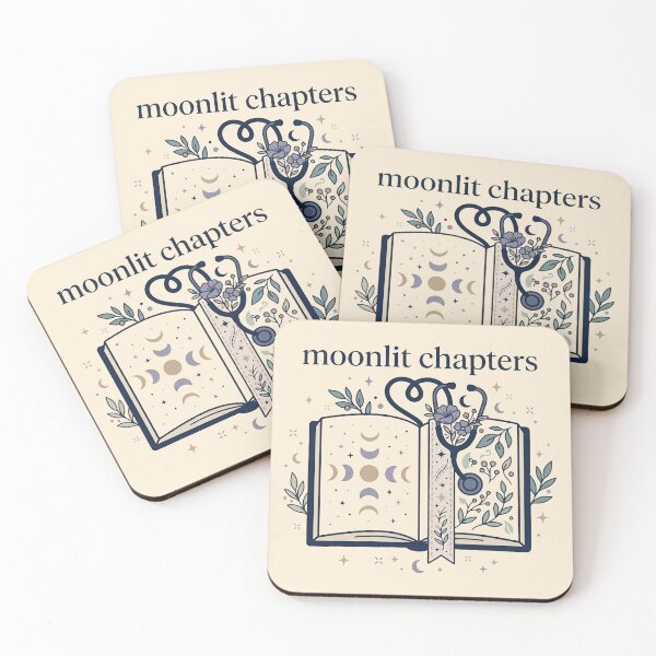 Item preview, Moonlit Chapters Celestial Nurse Bookish Gift Design designed and sold by Dantin.