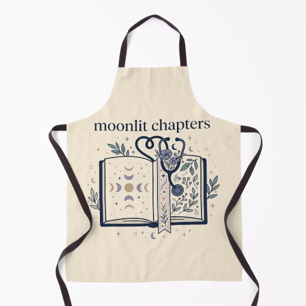 Item preview, Moonlit Chapters Celestial Nurse Bookish Gift Design designed and sold by Dantin.