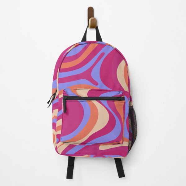 Item preview, Liquid Swirl Retro Abstract in pinks and blue tones, Light Blush, Cream, and White designed and sold by Differenceee.