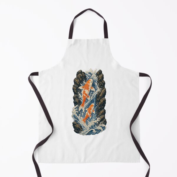 Item preview, Backyard Koi Waterfall – Peaceful Japanese Garden Art designed and sold by AMICO77.