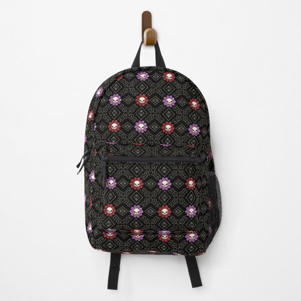 Item preview, Flower Skull Granny Square designed and sold by Moonlit Datura.
