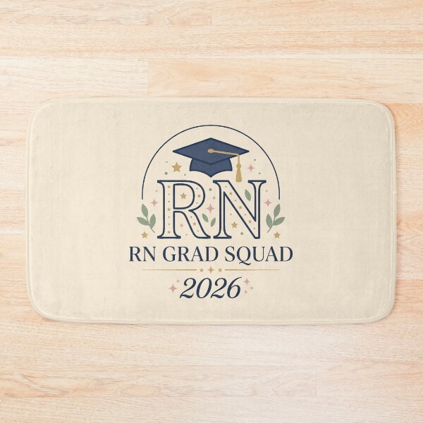 Item preview, RN Grad Squad Class of 2026 Nursing Graduation Gift Design designed and sold by Dantin.