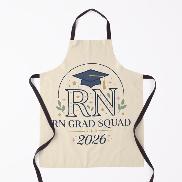 Item preview, RN Grad Squad Class of 2026 Nursing Graduation Gift Design designed and sold by Dantin.