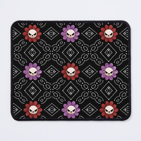 Item preview, Flower Skull Granny Square designed and sold by Moonlit Datura.