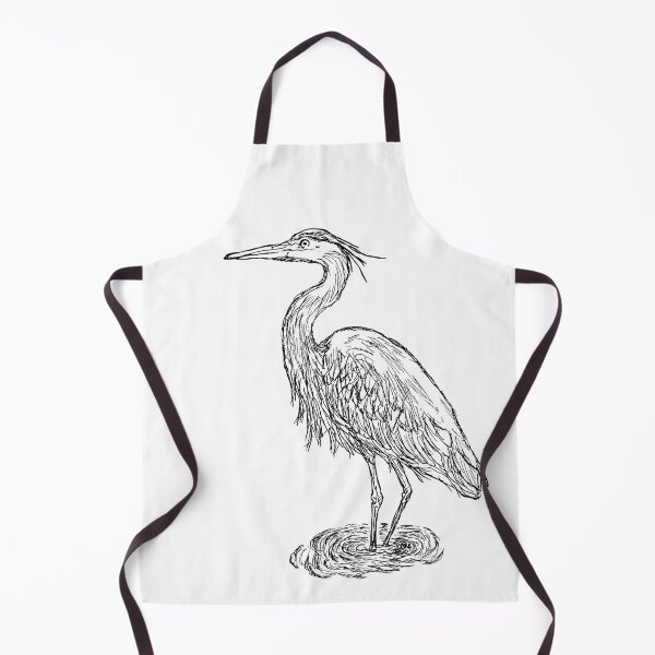 Item preview, Startled Great Blue Heron designed and sold by MatildaLockwood.