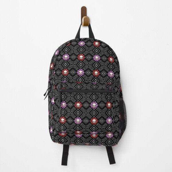 Item preview, Flower Skull Granny Square designed and sold by Moonlit Datura.